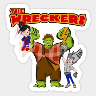 The Wreckers - Earth's Ultimate Superheroes! Sticker